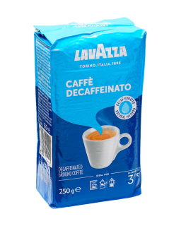 Кава мелена Lavazza Decaffeinato (Dek Classico) без кофеїну, 250 г (8000070010000, 8000070011878) - фото
