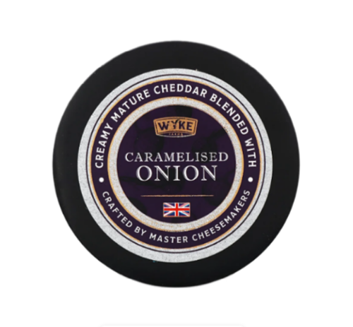 Сыр Чеддер карамелизированный лук 50% 100г ТМ Wyke - фото