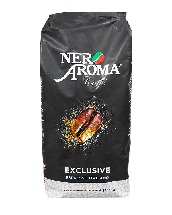 Кава Nero Aroma Exclusive 1кг (90/10) Кава в зернах - фото