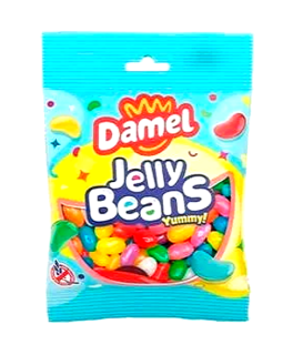 Жуйки Damel 80 г Jelly Bean драже, 12шт/ящ - фото
