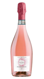 Вино игристое INFINITUM Prosecco Rose 11% (сухое, розовое, Италия) 0,75л, 6шт/ящ - фото