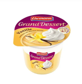 Десерт Ehrmann Grand ванільний 4,7% 190 г - фото