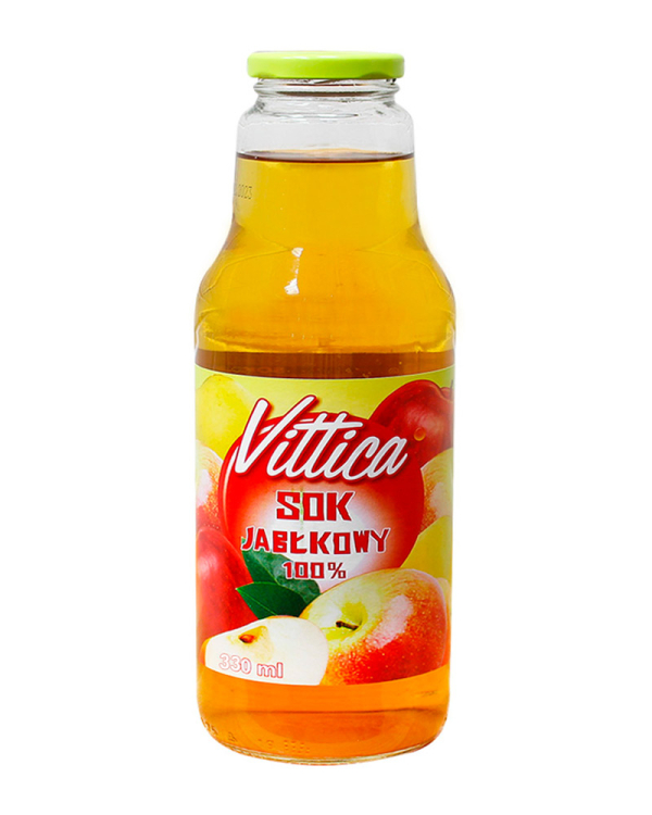 Сік Korkus 330 ml 100% яблуко 15 шт/ящ - фото