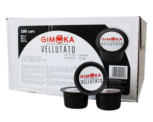 Капсула Gimoka VELLUTATO Lavazza Blue, 100 шт (100% арабіка) (8003012002156) - фото