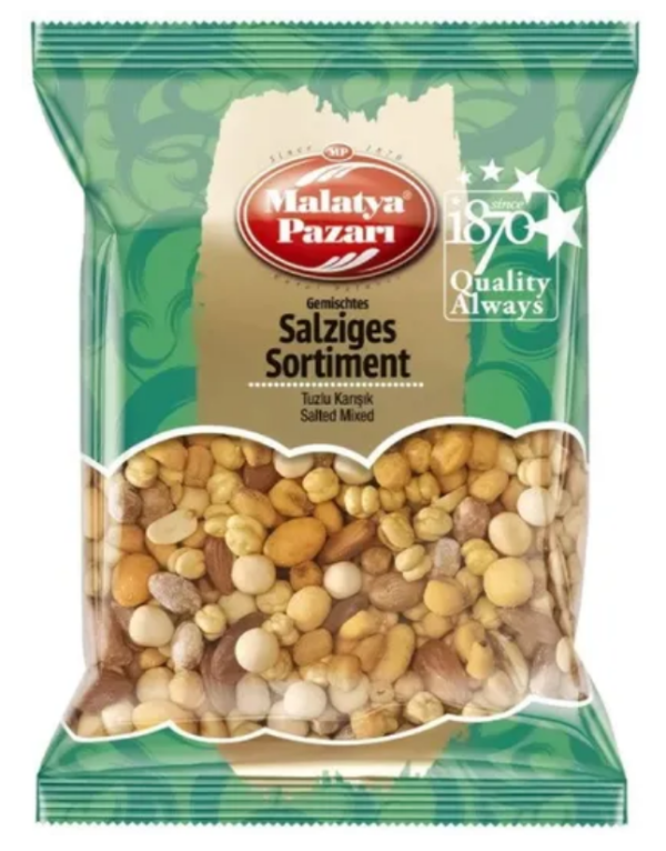 Орехи микс соленые Malatya Pazari 200 г - фото