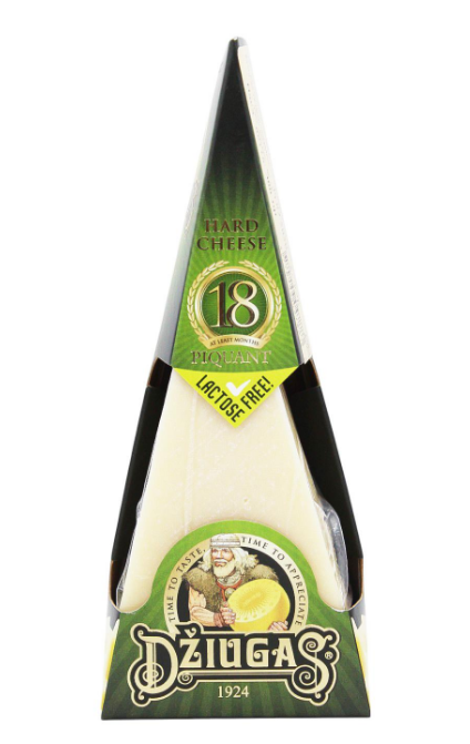 Сир Džiugas Piquant, твердий, 40%, 18 міс., 180 г - фото