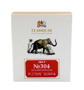 Чай чорний цейлонський у пірамідках Teahouse Ува P, 62,5 г (25шт*2,5г) - фото