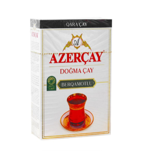 AZERÇAY чорний з бергамотом 450 г, картонна упаковка - фото