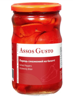 Перець Assos Gusto смажений на багатті 650 г - фото