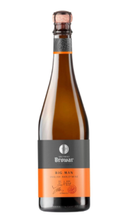 Пиво темне "Волинський Бровар "Big Man" темне нефільтроване 0,75 л. склопляшка - фото