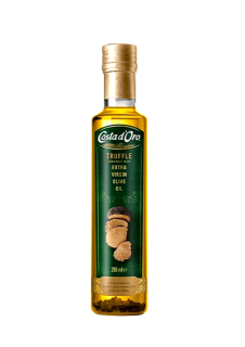Олія оливкова Costa d'Oro Extra Virgin з трюфелем 0,25л, 12шт/ящ - фото
