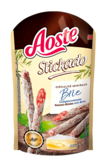 Ковбаски сухi Aoste Stickado с сиром 70г  12шт/ящ - фото №2