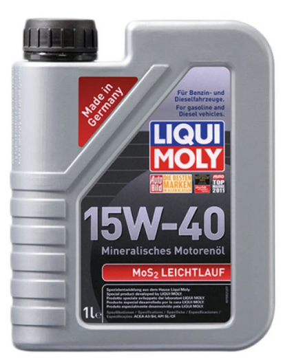 Олива моторна LIQUI MOLY MoS2 Leichtlauf 15W-40, 1 л (2570) - фото