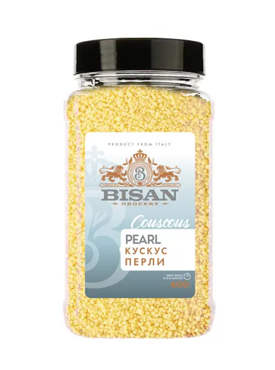 BISAN Кускус Перли 400г пл/б - фото