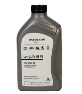 Олива моторна VAG LongLife III FE 0W-30 синтетична 1 л, арт. GS55545M2 - фото