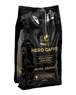 Nero Caffe BUON AROMA (чорний) 1 кг/10  Кава в зернах - фото