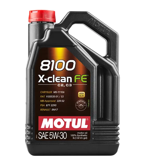 Олива моторна MOTUL 8100 X-clean FE 5W-30, 5 л (112781) - фото