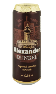 Пиво A. Le Coq Alexander Dunkel темне фільтроване 4,2%, 0,568 л - фото