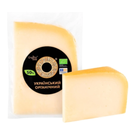 Сир Organic Milk твердий органічний Український 50% 130 г - фото