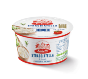 Сыр Страчателла 55% 140гр ТМ Sadelli - фото