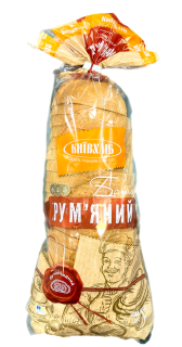 Батон Рум’яний Київ Хліб 0,38 кг нарізаний - фото