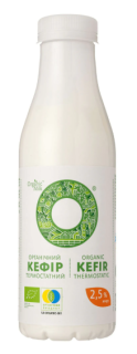 Кефір органічний термостатний Organic Milk 2,5% 450 г - фото