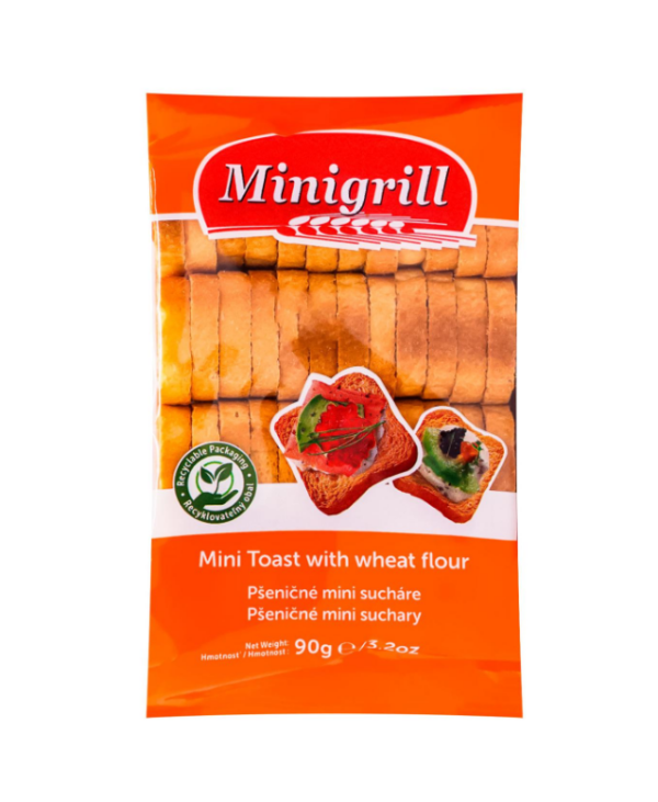 Тости пшеничні MINIGRILL 90г - фото