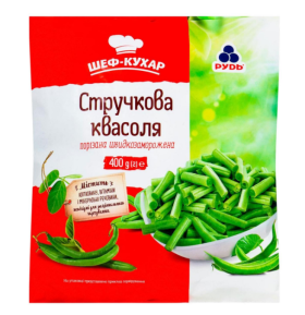 Квасоля стручкова різана Рудь 400г - фото