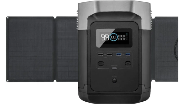 Комплект EcoFlow DELTA + 2*110W Solar Panel - фото