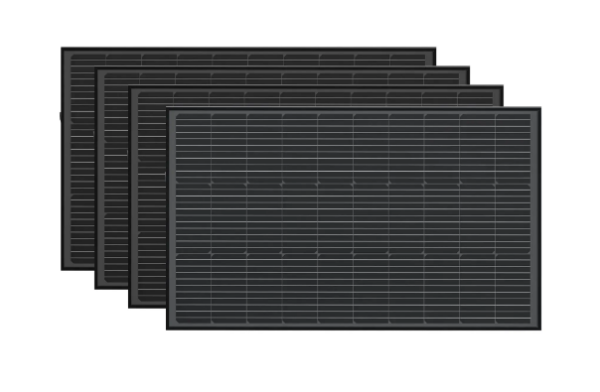 Набір сонячних панелей EcoFlow 4*100 Solar Panel Стаціонарні - фото