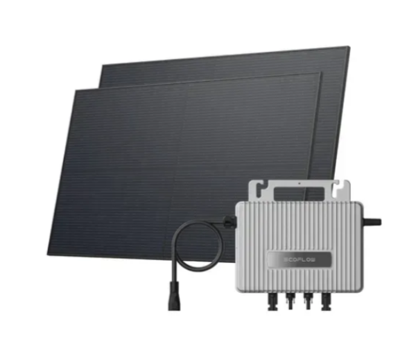 Комплект EcoFlow STREAM Microinverter  2 x 450W Rigid Solar Panel Combo Bundle - фото