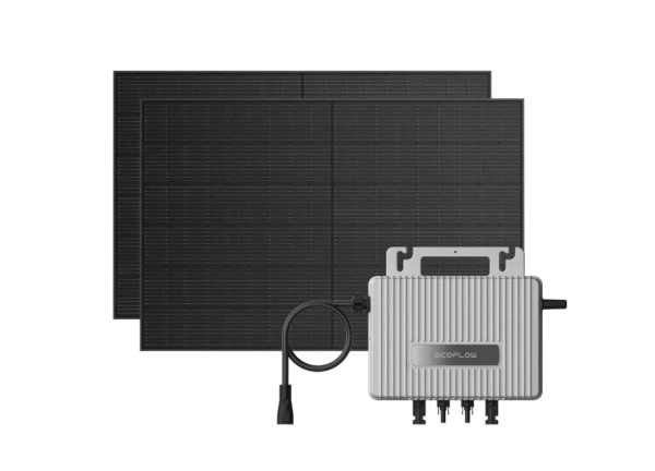Комплект EcoFlow STREAM Microinverter + 2 x 400W Rigid Solar Panel Combo Bundle - фото