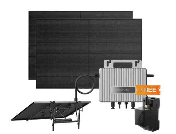 Комплект EcoFlow STREAM Microinverter/2*400W Rigid Solar Panel Combo/Розумний лічильник Smart Meter/2*Автоматичний сонячний трекер EcoFlow Single Axis Solar Tracker Комплект EcoFlow STREAM Microinverter/2*400W Rigid Solar Panel Combo/Розумний лічильник Smart Meter/2*Автоматичний сонячний трекер EcoFlow Single Axis Solar Tracker - фото