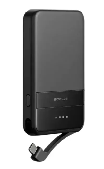 Повербанк EcoFLow RAPID Magnetic Power Bank 5000 Black - фото
