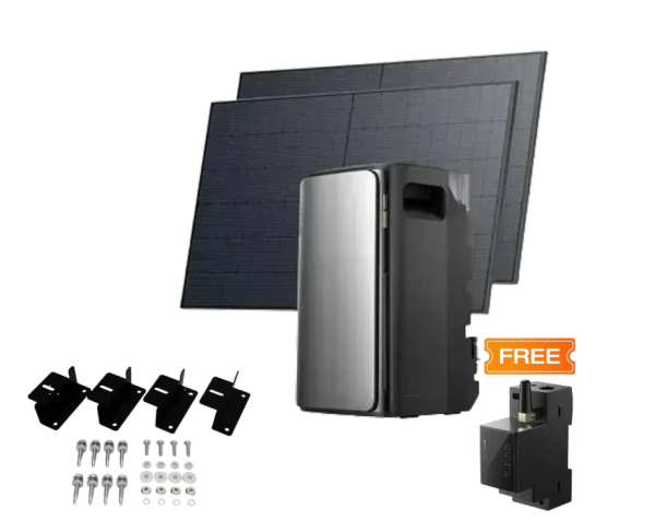 Комплект EcoFlow STREAM ULTRA/Solar Panel 2*400/Cистема кріплень EcoFlow Rigid Solar Panel Mounting Feet/Розумний лічильник Smart Meter - фото