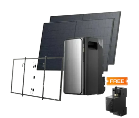Комплект EcoFlow STREAM ULTRA/Solar Panel 2*400 з кріпленнями Balcony Hook Kit/Розумний лічильник Smart Meter - фото