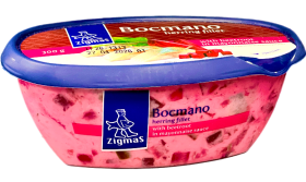 Філе оселедця Zigmas Bocmano з буряком і майонезом, 300 г - фото №2