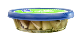 Філе оселедця слабосолене шматочками в олії з кропом 210 г ТМ Zigmas - фото №2