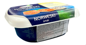 Сир плавленний з лососем та кропом 150 г ТМ MLEKPOL - фото №3