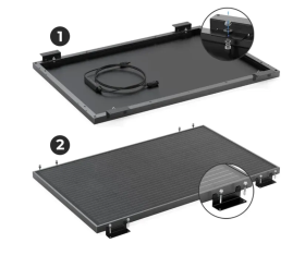 Система кріплень EcoFlow Rigid Solar Panel Mounting Feet - фото №2