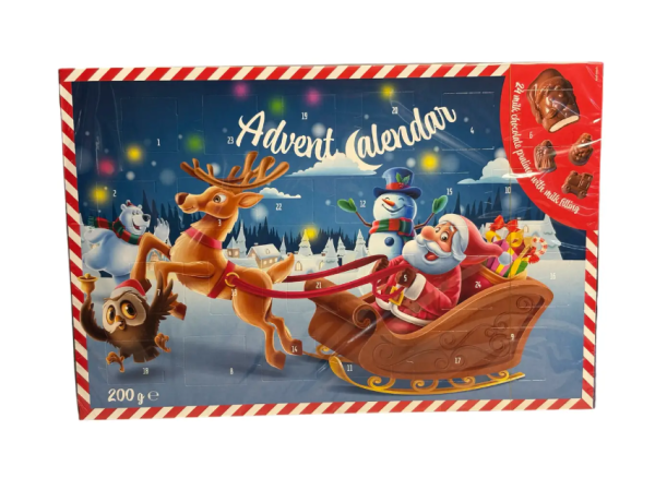 НР Різдвяний календар Milano в асортименті з праліне 200г, 14шт/ящ - фото №2