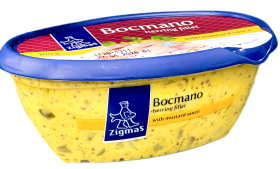 Філе оселедця Zigmas Bocmano в гірчичному соусі, 300 г - фото №2