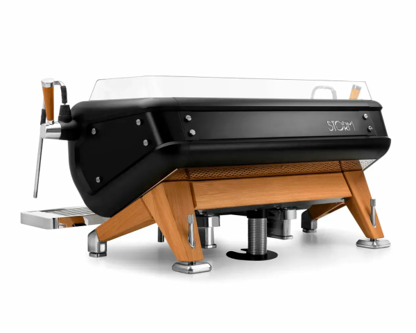 Професійна трьохпостова кавомашина Barista Attitude STORM STANDARD SAEP/3 (Black/Wood) - фото №2