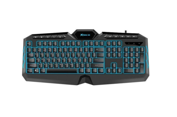 Мембранна ігрова клавіатура дротова XTRIKE ME KB-509 RGB Black  - фото №2