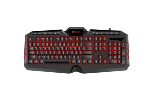 Мембранна ігрова клавіатура дротова XTRIKE ME KB-509 RGB Black  - фото №3