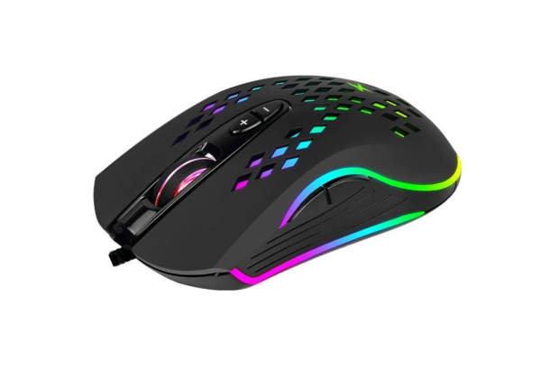 Ігрова комп'ютерна миша дротова XTRIKE ME GM-222 RGB Black  - фото №3