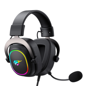 Ігрові навушники з мікрофоном HAVIT H2002P Black Plug USB 7.1  - фото №2