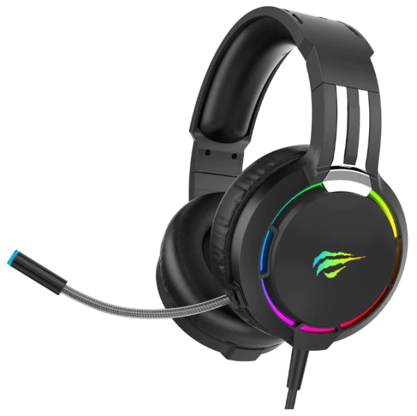 Ігрові навушники з мікрофоном HAVIT HV-H2010d RGB Black  - фото
