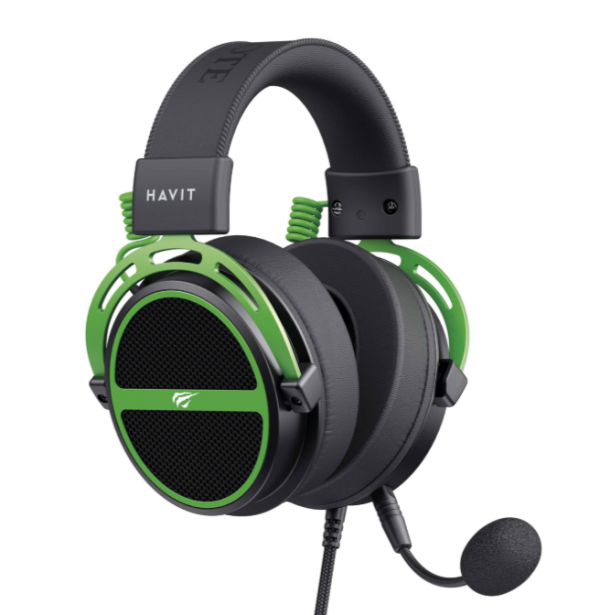Ігрові навушники з мікрофоном HAVIT HV-H2030E Black/Green  - фото №2