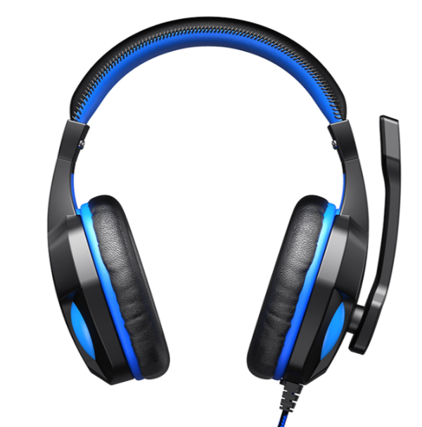 Ігрові навушники з мікрофоном HAVIT HV-H763d Black/Blue 3.5мм  - фото №2